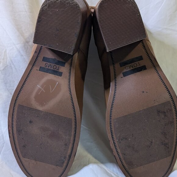 Toms Women's Size 8 Ankle Boots Faux Leather Carpe Diem with Tasseled Zipper - Picture 12 of 12